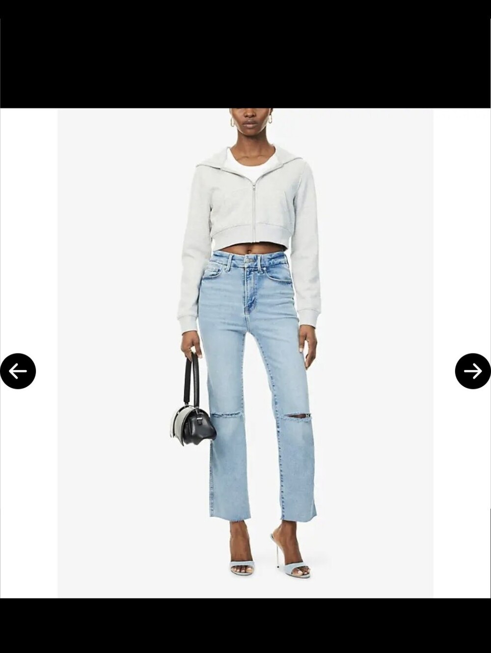 Light Blue High-Rise Straight Jeans